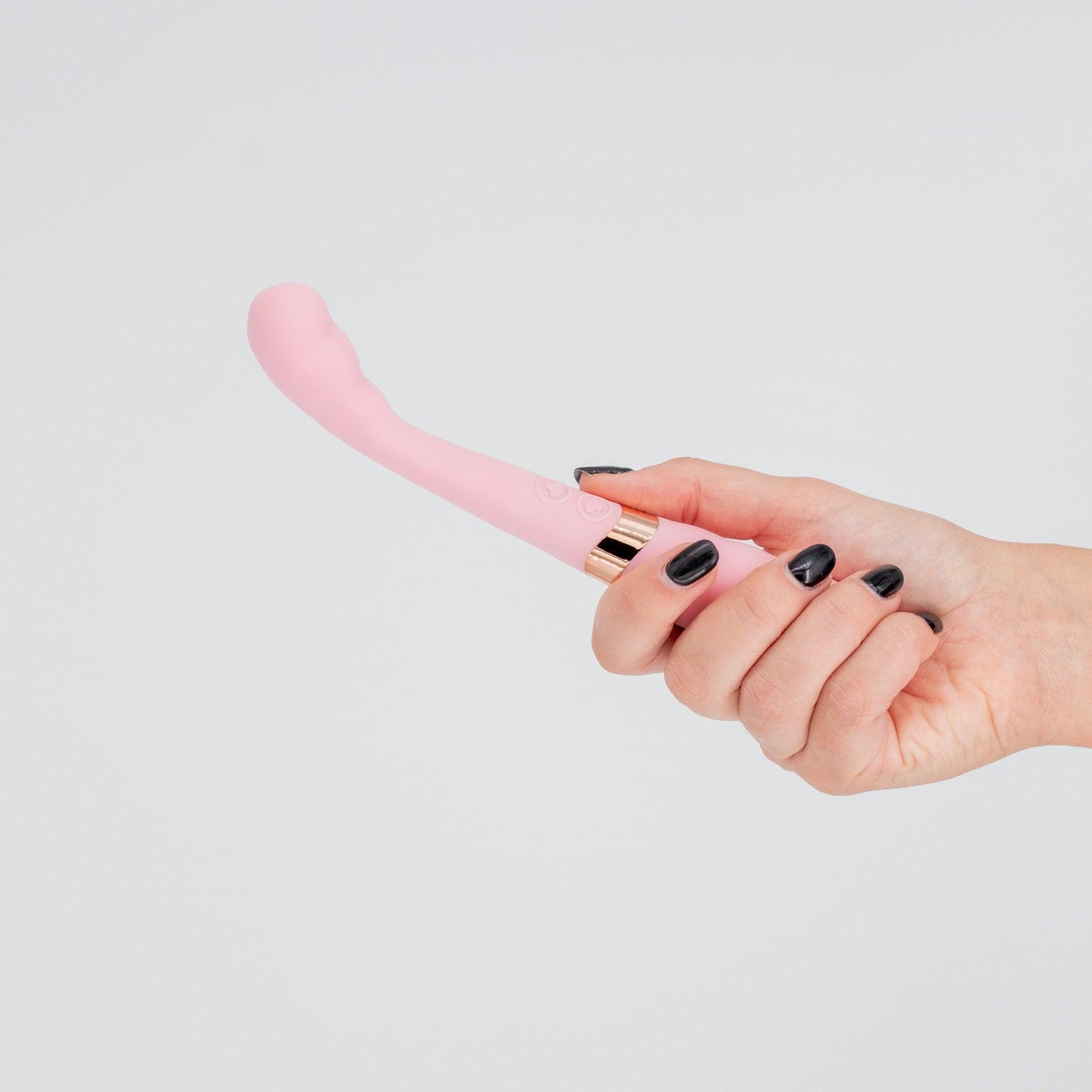 Vibrator Dual-End Flexibil, Stimulare G-Spot si Clitoridiana, Crushious Pixie, Roz/ Auriu - Amoroso