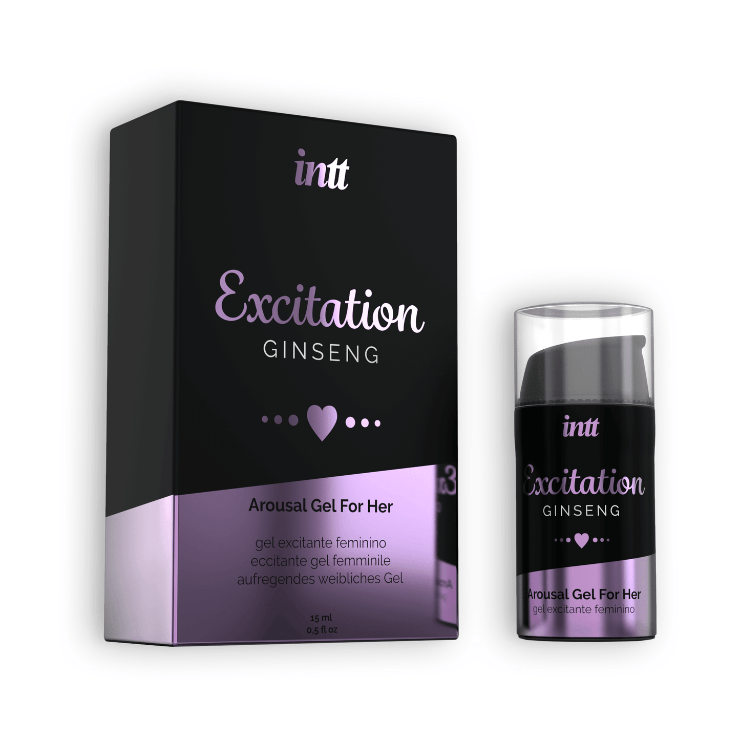 Gel Stimulant pentru Femei, cu Efect Afrodisiac si Sensibilitate Crescuta, INTT Excitation Ginseng, 15ml - Amoroso