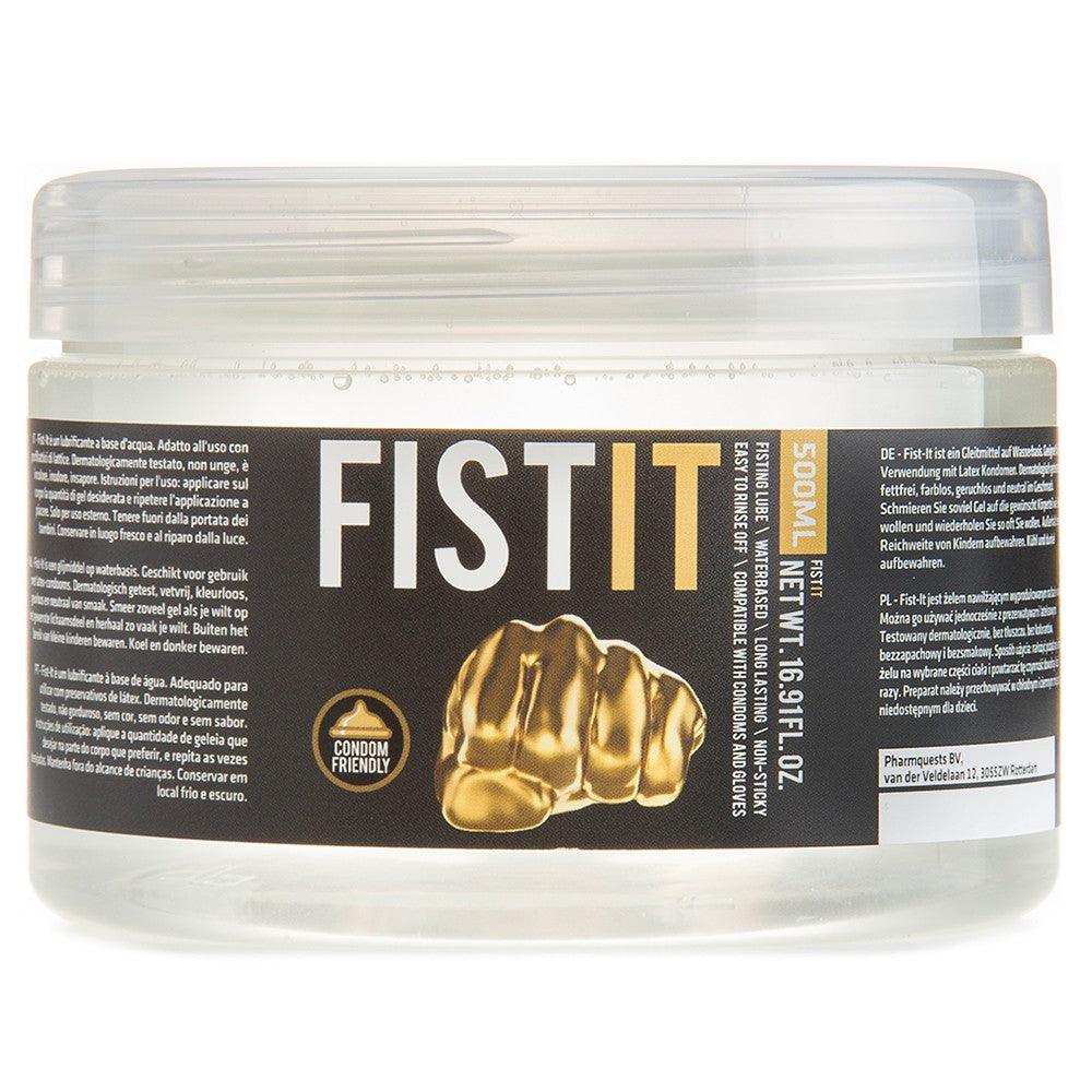 Lubrifiant FistIt Pe Baza de Apa, Gel Transparent, Compatibil cu Prezervative, 500 ml - Amoroso
