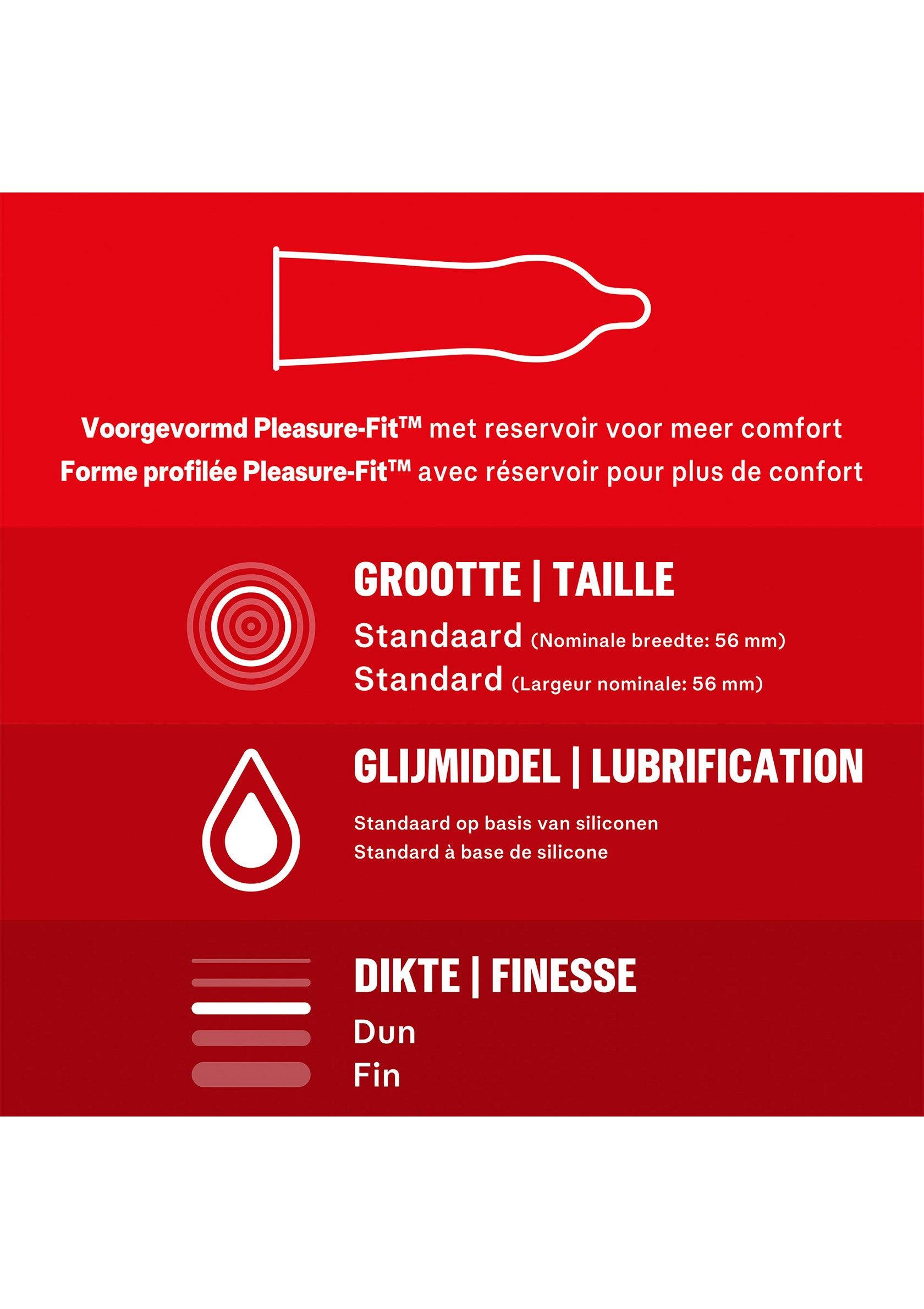 Prezervative Ultra Subtiri cu Lubrifiere Suplimentara, Durex Thin Feel Extra Lube, 10 bucati - Amoroso