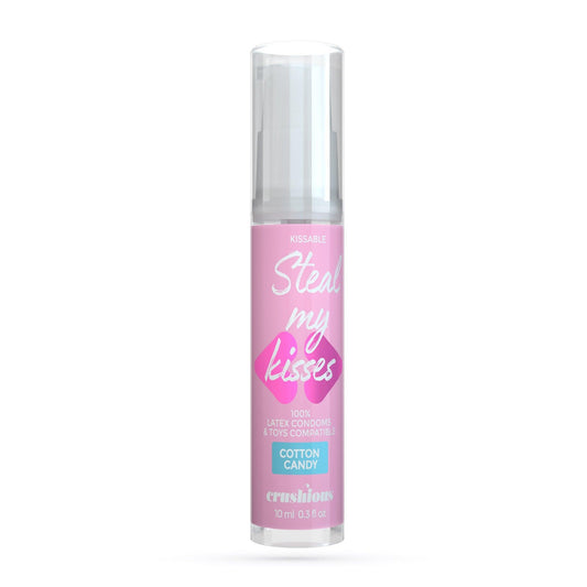 Lubrifiant Gel, cu Aroma de Vata de Zahar, pentru Momente Dulci si Intime, Steal My Kisses, 10ml - Amoroso