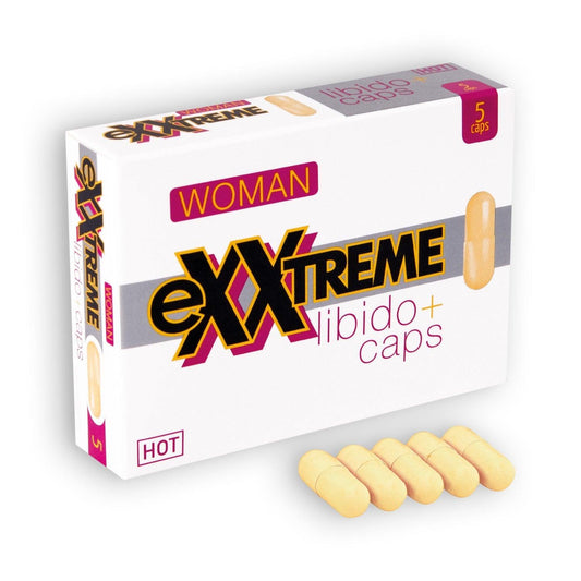 Pastile eXXtreme Libido+ pentru Femei, Cresterea Dorintei Sexuale si Stimulare Intensa, HOT, 5 capsule - Amoroso