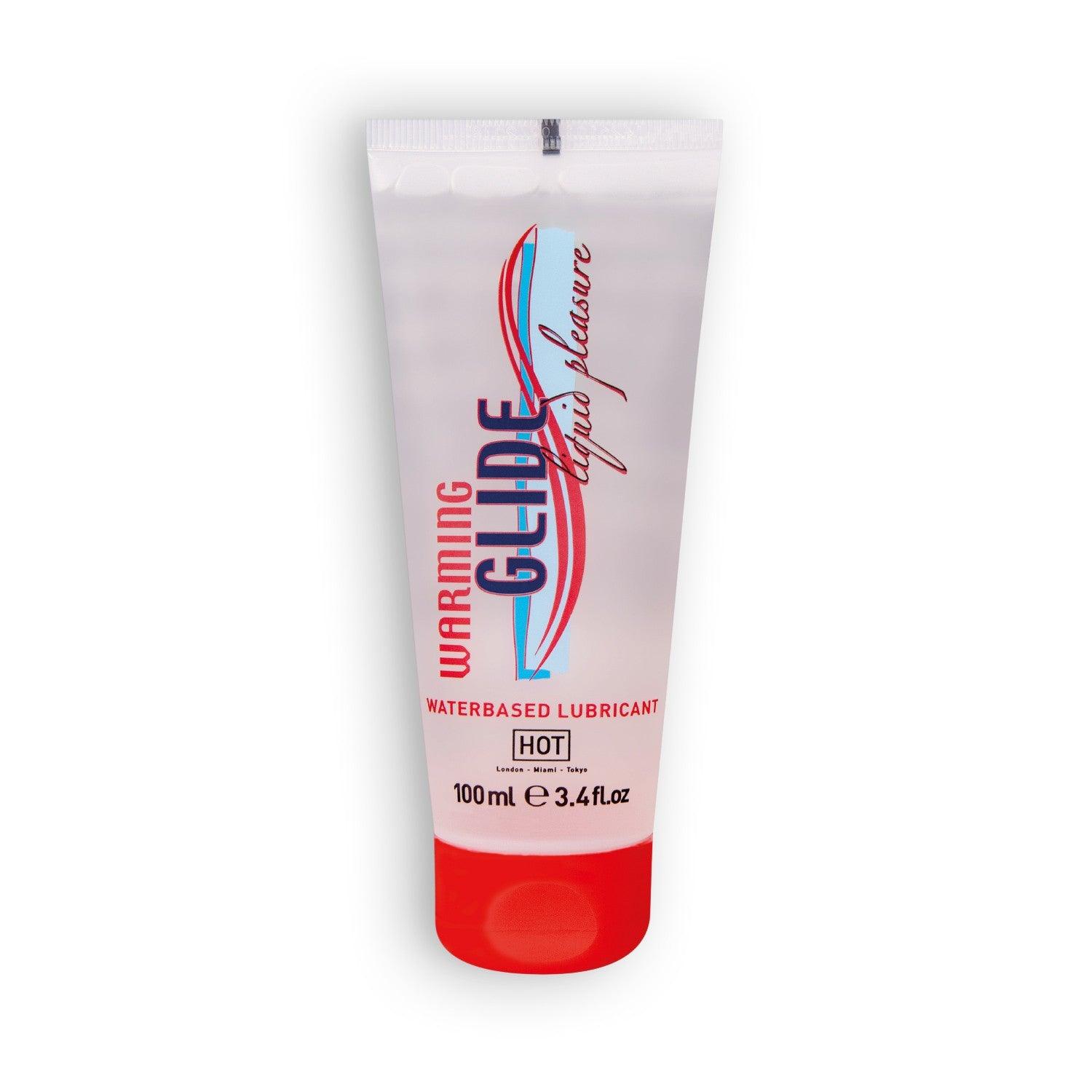 Lubrifiant Pe Baza de Apa cu Efect de Incalzire pentru Stimulare Intensa, Warming Glide, 100ml - Amoroso