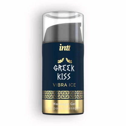 Stimulare Anala cu Efect Racoritor si Revigorant, INTT Greek Kiss Gel de Masaj, 15ml - Amoroso