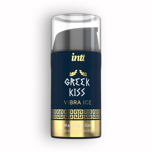 Stimulare Anala cu Efect Racoritor si Revigorant, INTT Greek Kiss Gel de Masaj, 15ml - Amoroso