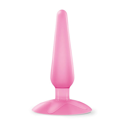 Jucarie Anala pentru Incepatori, Material Jelly Moale. 11 cm, Butt Plug Crushious Jolly, Roz - Amoroso