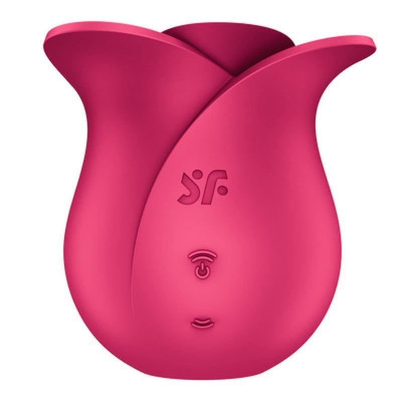 Vibrator Air Pulse cu Tehnologie Liquid Air, Design Elegant de Trandafir, Satisfyer Pro 2 Modern Rose - Amoroso