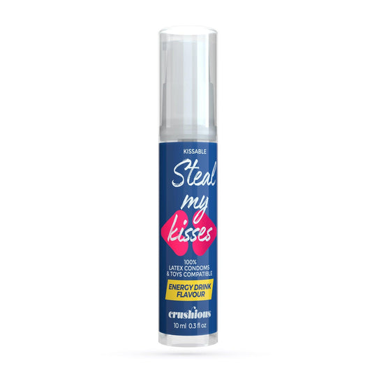 Lubrifiant Gel, Aroma de Bautura Energetica, pentru Momente Electrizante, Steal My Kisses, 10ml - Amoroso