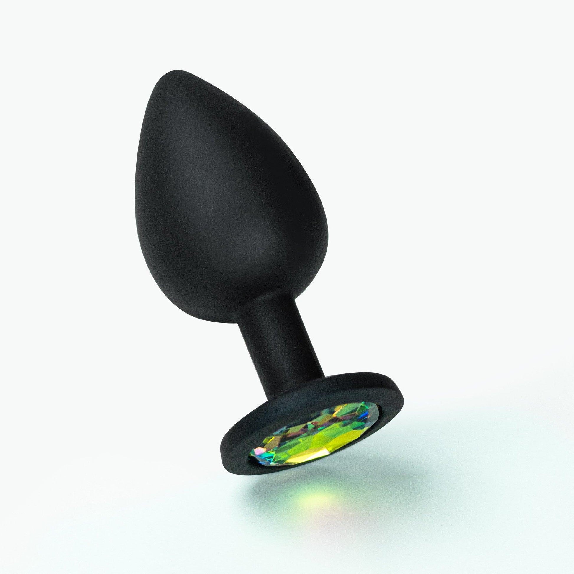 Plug Anal Mic cu 4 Bijuterii Schimbabile, Eleganta si Versatilitate, 7x2.7 cm, Crushious Camileo, Multicolor - Amoroso