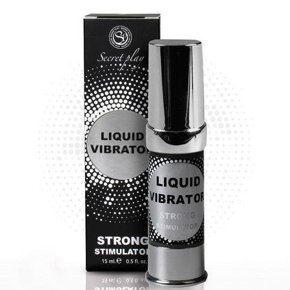 Gel Stimulator cu Efect de Vibratie pentru Placere Intensa, Unisex, Liquid Vibrator Strong, 15ml - Amoroso