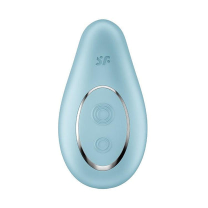 Stimulator Ergonomic cu 15 Moduri de Vibratie, Placere Personalizata, Satisfyer Dipping Delight, Albastru - Amoroso