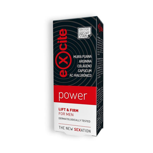 Gel stimulator pentru barbati eXcite Power, Fermitate si Lifting, Testat Dermatologic, 15ml - Amoroso