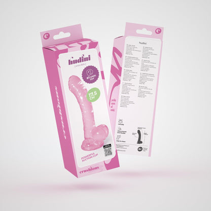 Dildo Ultra-Flexibil cu Ventuza pentru Placere Maxima, Crushious Hudini, Roz - Amoroso