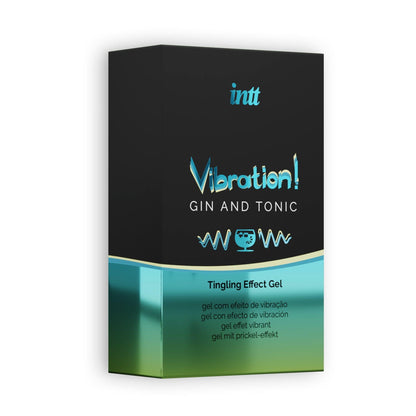 Gel Intim, Efect Vibrant si Stimulare Senzoriala Intensa, Gin and Tonic, Intt, 15ml - Amoroso