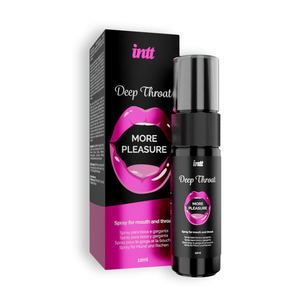 Spray Lubrifiant Oral Intt Deep Throat 12ml, Placere Intensa si Confort Maxim pentru Cupluri, INTT, 12ml - Amoroso