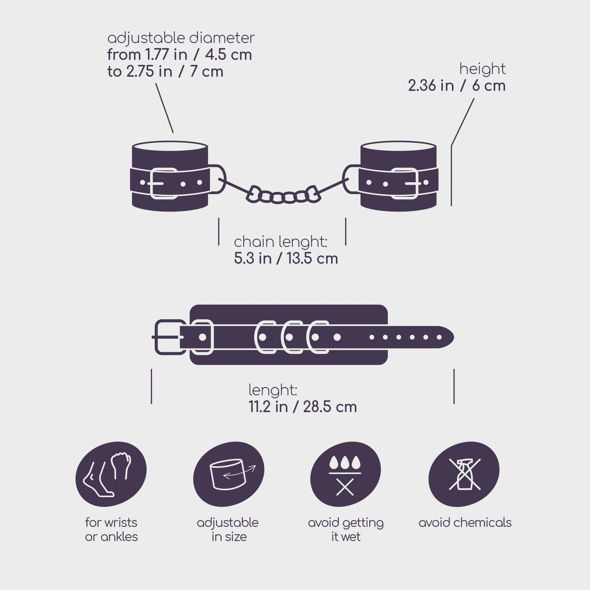 Catuse BDSM din Piele Ecologica "Bondage Love", Eleganta si Control in Momentele Intime, Crushious, Rosu - Amoroso