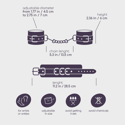 Catuse BDSM din Piele Ecologica "Bondage Love", Eleganta si Control in Momentele Intime, Crushious, Rosu - Amoroso