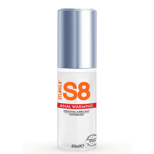 Lubrifiant Pe Baza de Apa, Efect De Incalzire, Placere Intensificata, S8 Anal Warming, 50ml - Amoroso