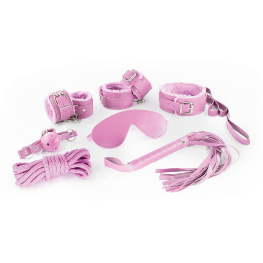 Kit Bondage 8 Piese Dungeons & Maidens, pentru Aventuri BDSM Complete, Crushious, Roz - Amoroso