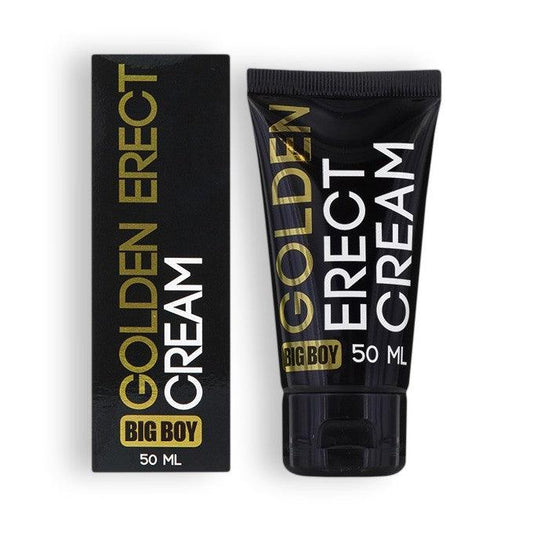 Crema pentru Barbati, Stimulare si Vitalitate Maxima, Big Boy Golden Erect Cream, 50ml - Amoroso