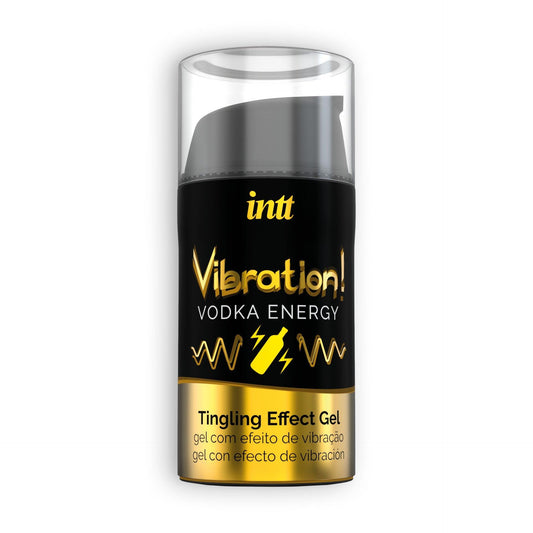 Gel Stimulator cu Efect Vibrant si Racoritor, Unisex, Momente Intense, INTT Vibration Vodka Energy, 15ml - Amoroso