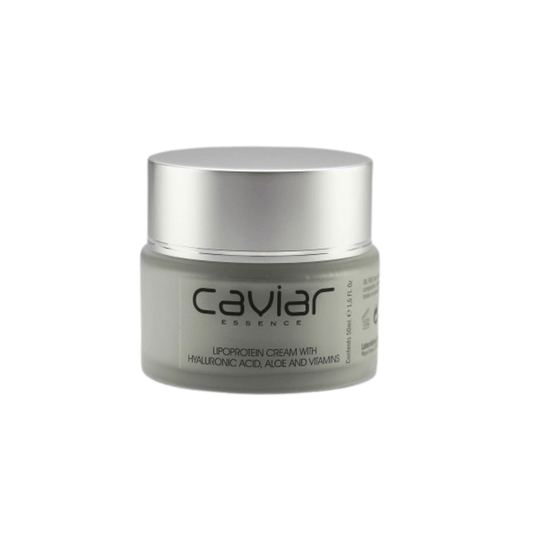 Crema de fata cu Extract de Caviar si Acid Hialuronic, Hidratare Intensiva si Efect Anti-Aging, Caviar Essence, 50 ml - Amoroso