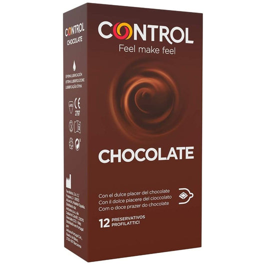 Control Chocolate – Prezervative cu Aroma de Ciocolata 12 bucati