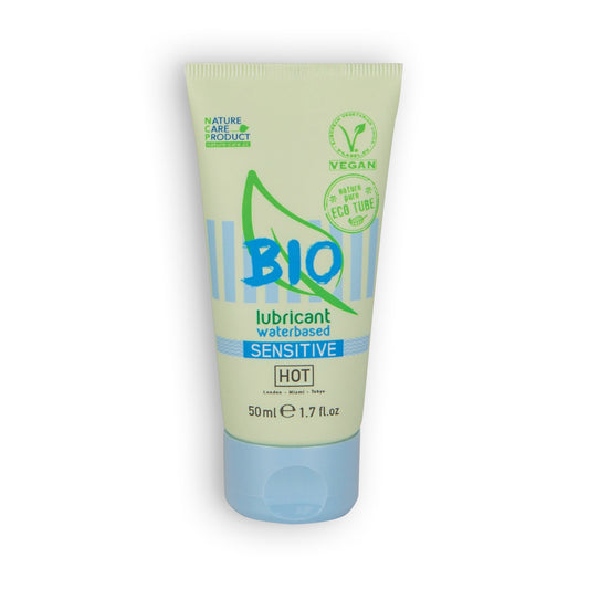 Lubrifiant BIO Sensitive - Pe Bază de Apă, Vegan, Eco-Friendly, Ideal pentru Piele Sensibilă, 50ml