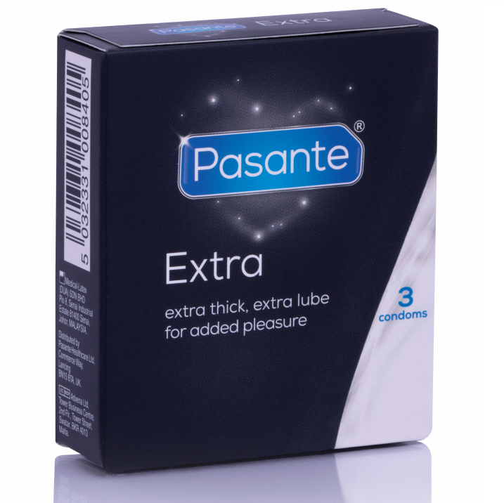 Pasante Extra Condom Extra Thick – Prezervative Extra Groase pentru Siguranta si Confort, 3 Bucati