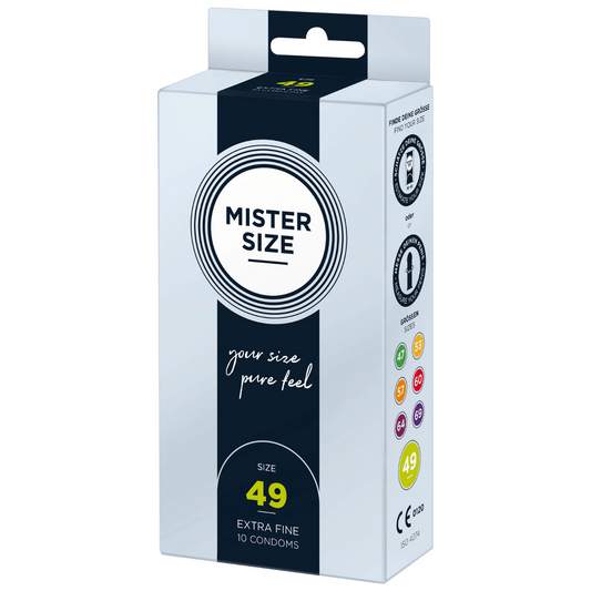 Prezervative Mister Size 49 Extra Fine, 10 bucati