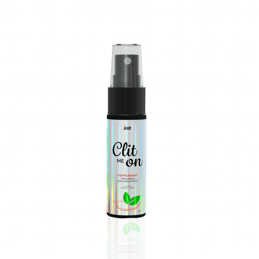 Spray Stimulator Clitoral, "Clit Me On", cu Efect de Racorire si Furnicaturi, Menta, 12ml - Amoroso