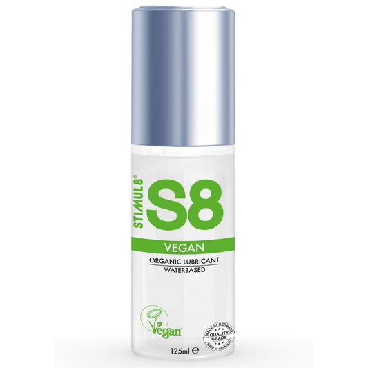 Lubrifiant Natural Pe Baza de Apa, Vegan, Confort si Placere, S8 Vegan Organic Lubricant, 125ml - Amoroso