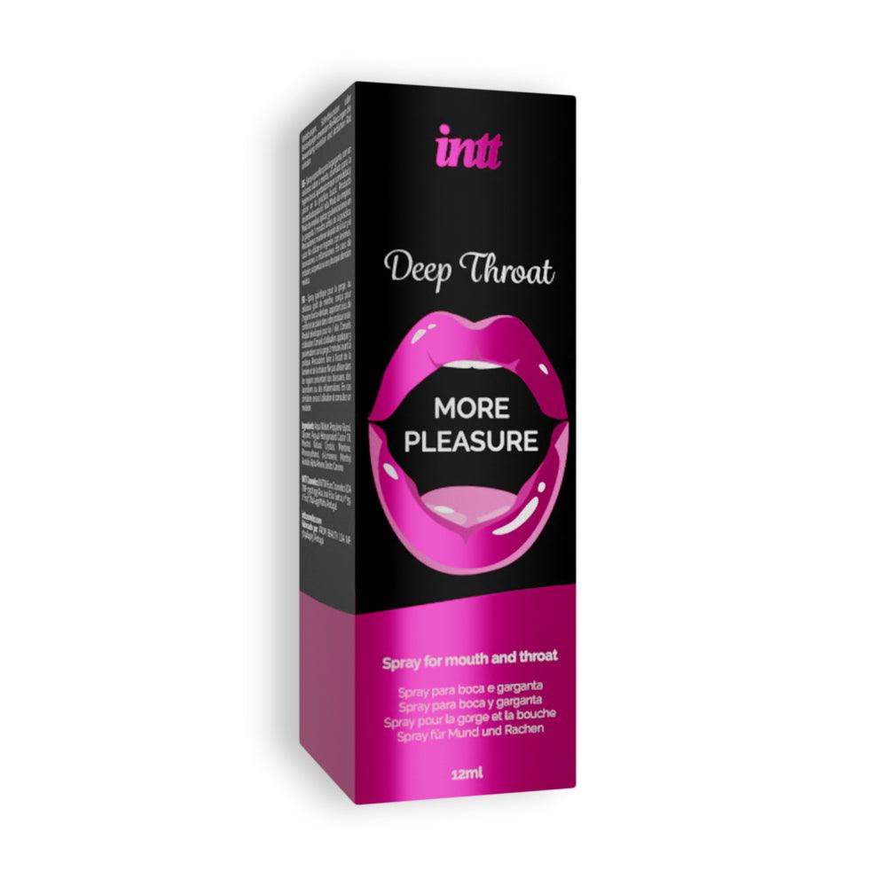 Spray Lubrifiant Oral Intt Deep Throat 12ml, Placere Intensa si Confort Maxim pentru Cupluri, INTT, 12ml - Amoroso
