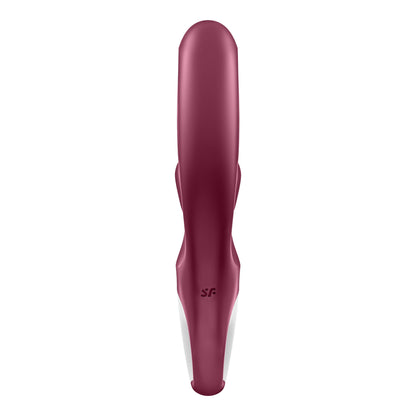 Vibrator Iepure cu Stimulare Duala, Placeri Supreme, Satisfyer, Rosu - Amoroso