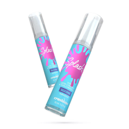 Lubrifiant Silicone Premium, Compatibil cu Jucarii, Rezistent la Apa, Crushious Splash, 10ml - Amoroso