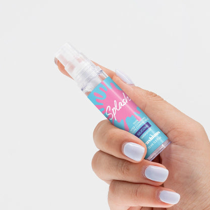 Lubrifiant Silicone Premium, Compatibil cu Jucarii, Rezistent la Apa, Crushious Splash, 10ml - Amoroso