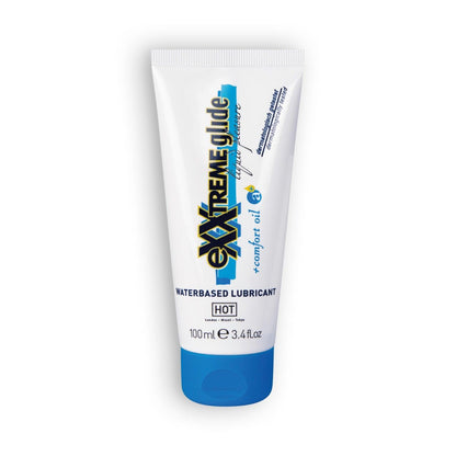 Lubrifiant pe Baza de Apa, Lubrifiere de Lunga Durata si Confort Maxim, HOT Exxtreme Glide, 100ml - Amoroso
