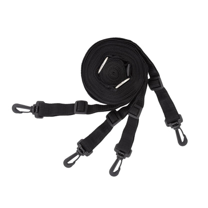 Set Universal de Legaturi pentru Pat, Accesoriu Ideal pentru Jocuri BDSM si Momente Intime, Crushious, Negru - Amoroso