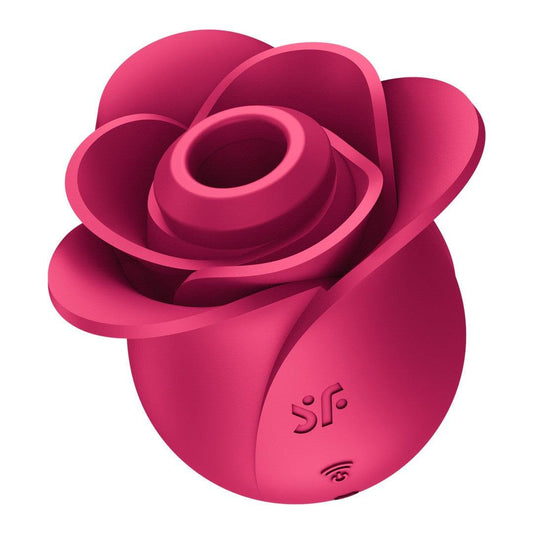 Vibrator Air Pulse cu Tehnologie Liquid Air, Design Elegant de Trandafir, Satisfyer Pro 2 Modern Rose - Amoroso