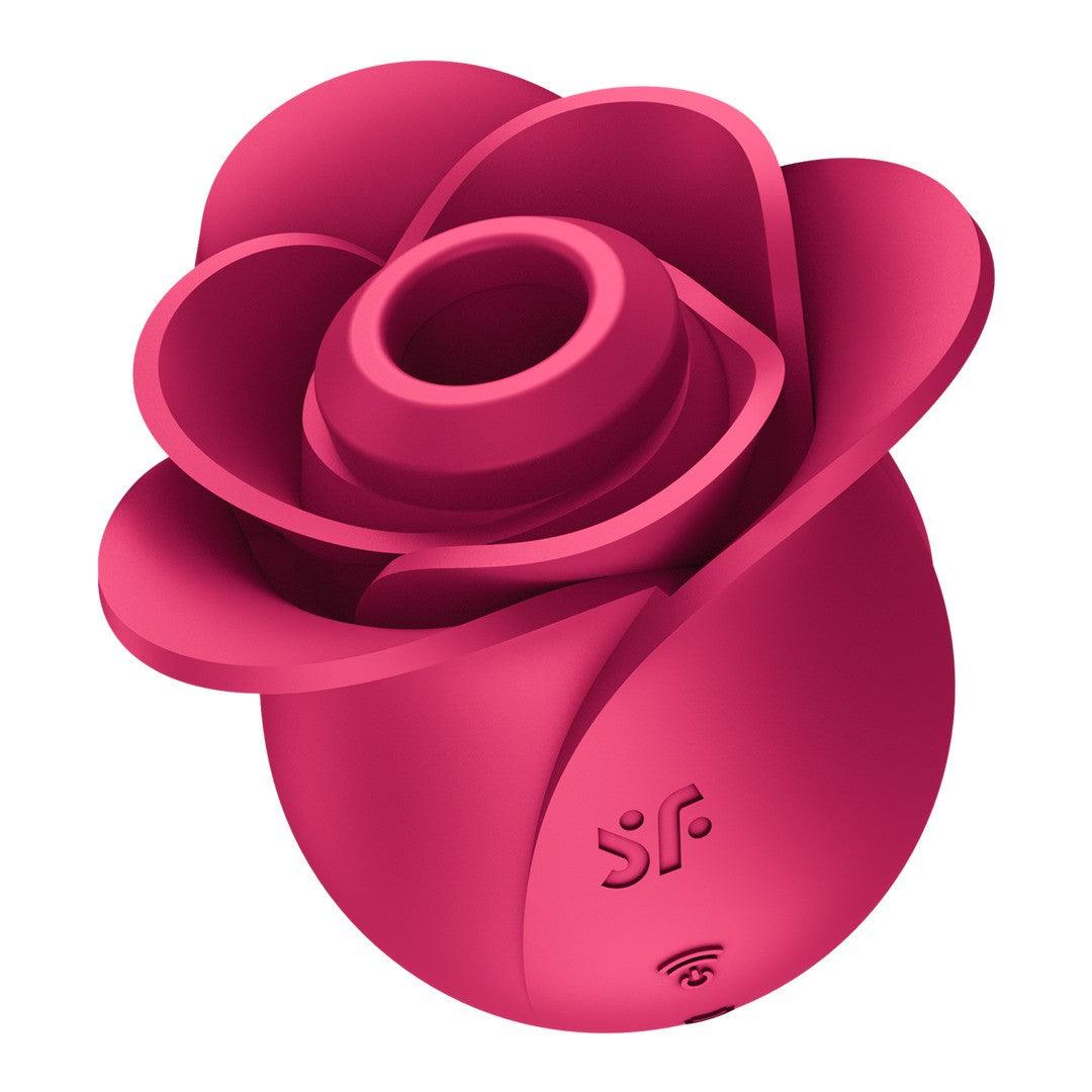 Vibrator Air Pulse cu Tehnologie Liquid Air, Design Elegant de Trandafir, Satisfyer Pro 2 Modern Rose - Amoroso