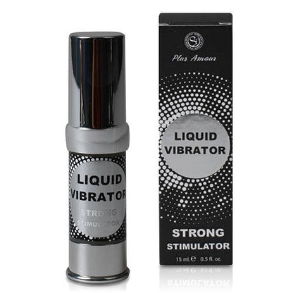 Gel Stimulator cu Efect de Vibratie pentru Placere Intensa, Unisex, Liquid Vibrator Strong, 15ml - Amoroso
