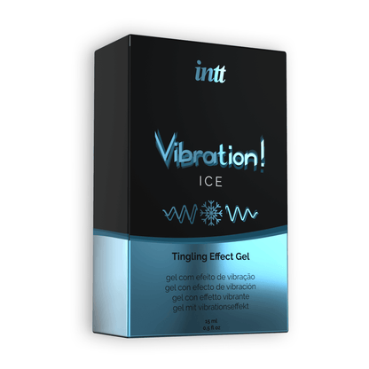 Gel Stimulator cu Efect de Vibratie si Racorire, Unisex, pentru Placere Intensa, INTT Vibration Ice, 15ml - Amoroso