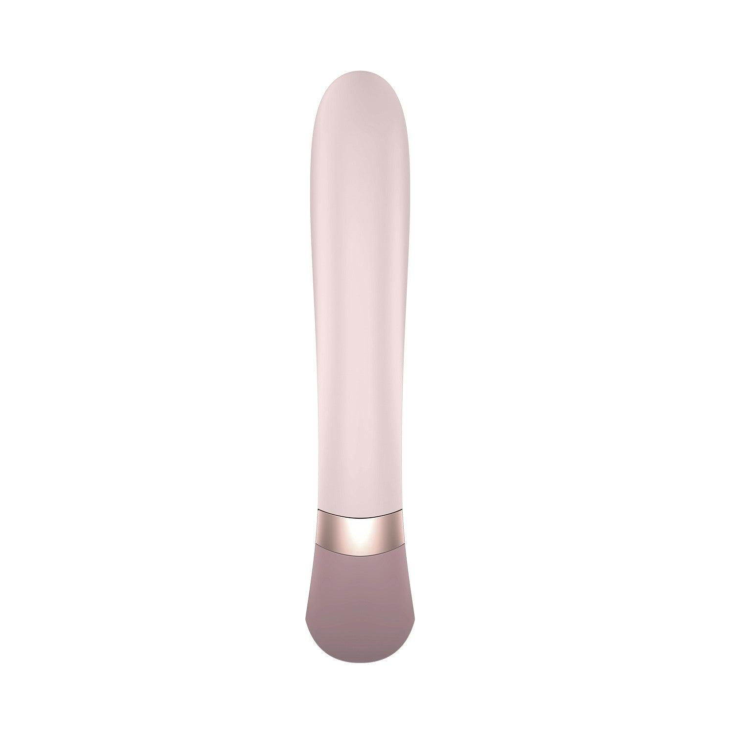 Vibrator cu Functie de Incalzire, Control prin Aplicatie, Placeri Supreme, Satisfyer Heat Wave, Roz - Amoroso